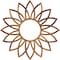 Ekena Millwork Daisy Architectural Grade PVC Pierced Ceiling Medallion, Antiqued Copper, 40"OD x 13 1/4"ID x 1"P CMPP40DAACO - alternate 1